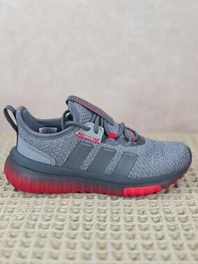 Adidas Kaptir 4.0 K IH1841 Youth 1 Black Grey Red – Brand New in Box